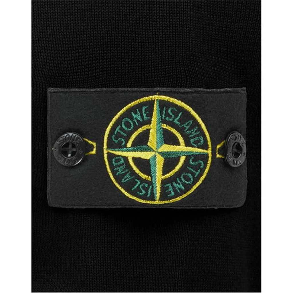 Stone Island Cotton Nylon Knitwear - Black